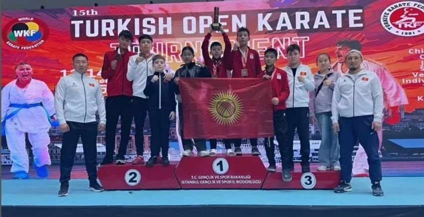 Кыргызстан завоевал три бронзы на Turkish Open Karate