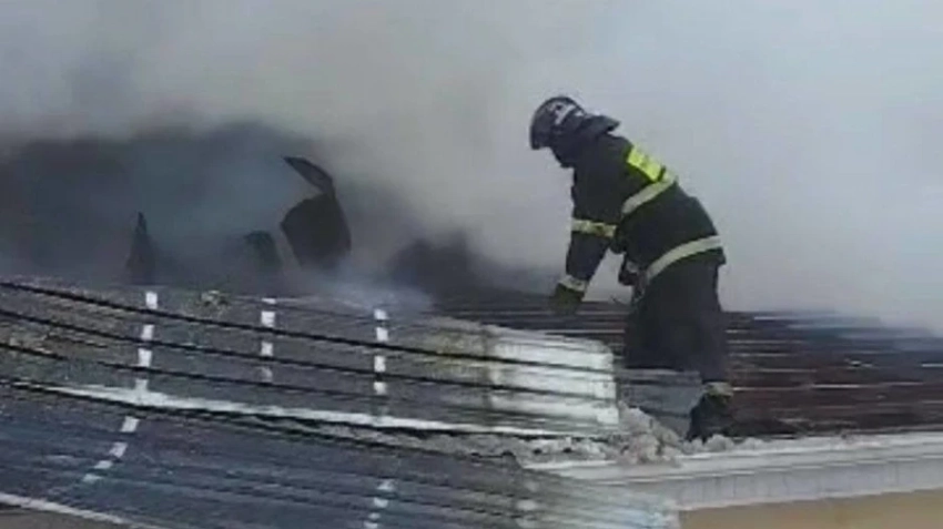 В Сокулукском районе загорелся детсад