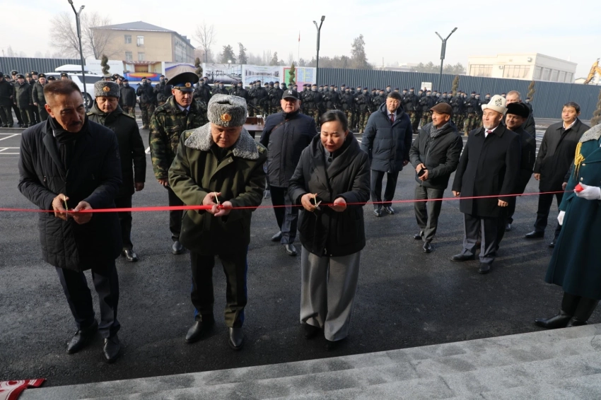 Новое здание спецназа «Альфа» ГКНБ открыли в Бишкеке