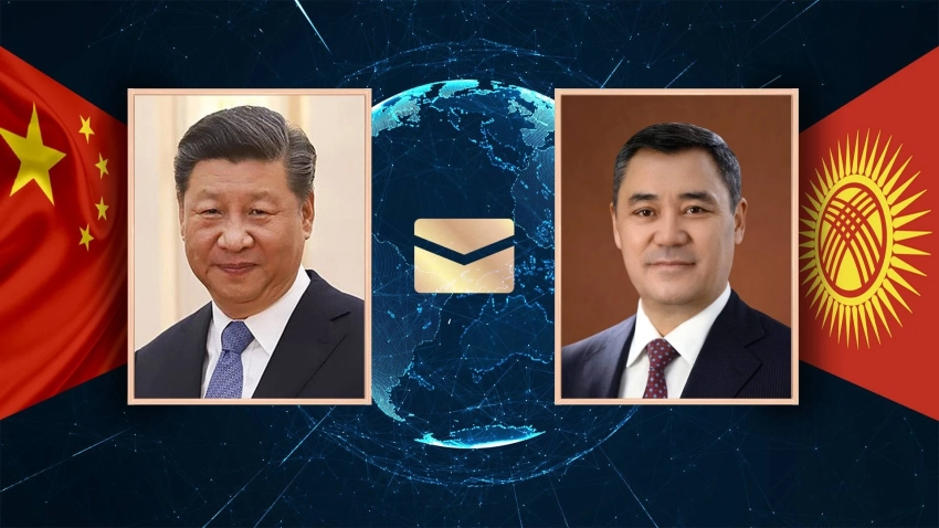 Председатель КНР поздравил Садыра Жапарова с Новым годом