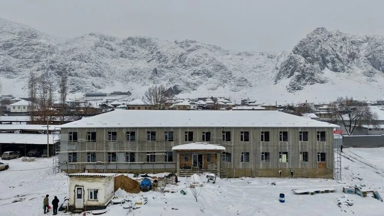 В городе Ош строят дом для детей, оставшихся без попечения родителей
