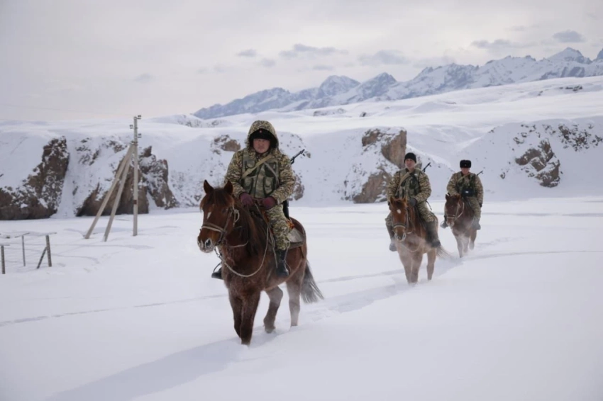 Будни пограничников: служба на границе при −50 градусах