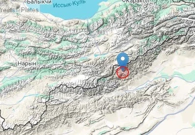 В Кыргызстане 16 февраля произошло землетрясение