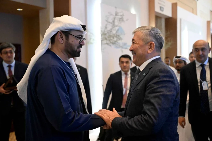 Садыр Жапаров наградил министра по делам кабмина ОАЭ орденом «Достук»