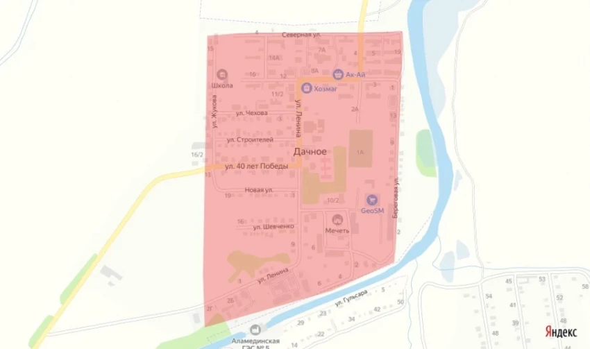 В селе Дачном 12 февраля отключат питьевую воду